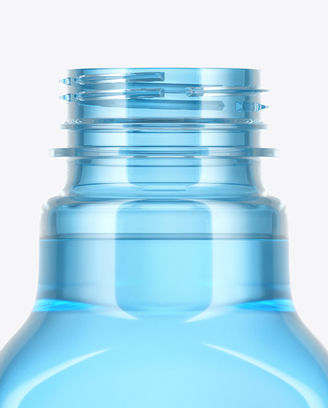 Color Plastic Drink Bottle Mockup PSD #7