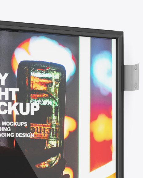 City Light Poster Mockup PSD #7