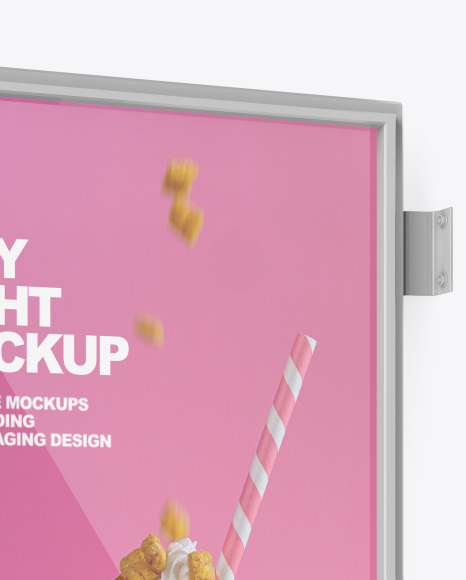 City Light Poster Mockup PSD #5