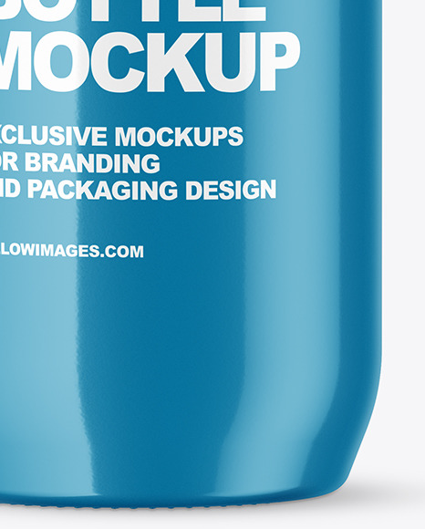 Glossy Bottle Mockup PSD #1