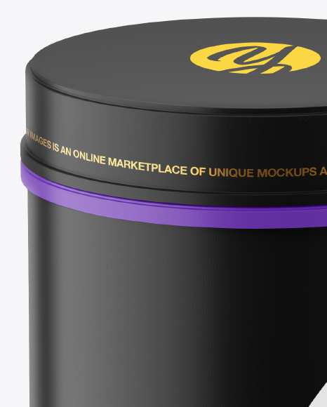 Matte Plastic Jar Mockup PSD #1