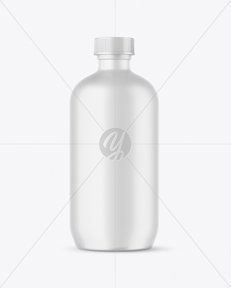 Matte Bottle Mockup PSD #3