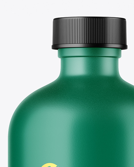 Matte Bottle Mockup PSD #2