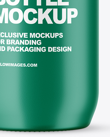 Matte Bottle Mockup PSD #1
