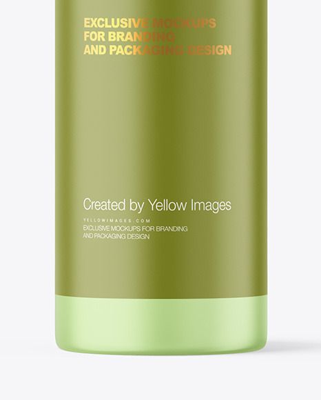 Frosted Plastic Soap Bottle Mockup PSD #6