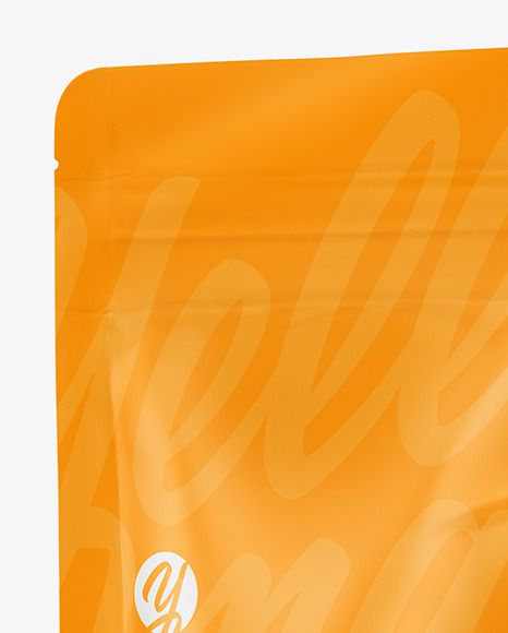 Matte Stand up Pouch Mockup PSD #2