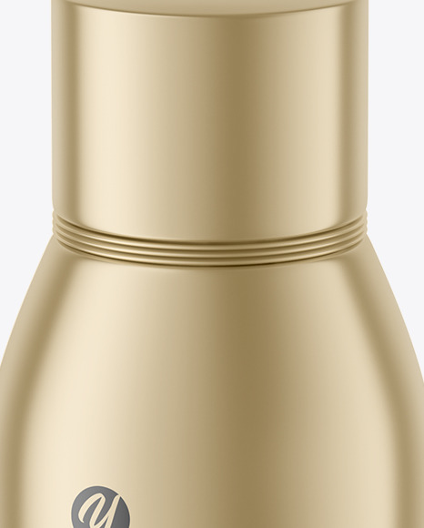 Metallic Bottle Mockup PSD #2