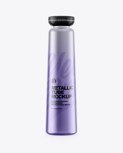 Metallic Tube Mockup