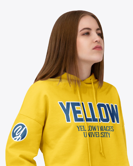 Girl in a Sport Suite Mockup PSD #2