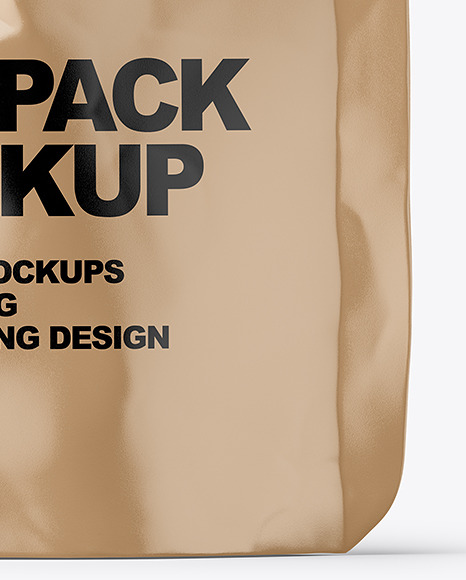 Glossy Plastic Doy Pack Mockup PSD #5