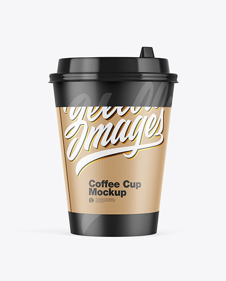 Download Matte Coffee Cup w/ Holder Mockup in Cup & Bowl Mockups on Yellow Images Object Mockups