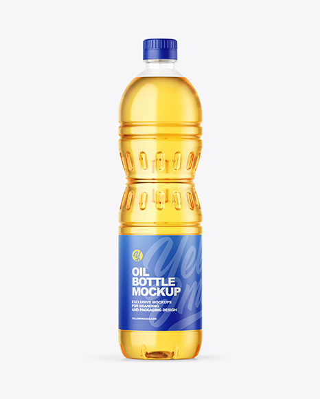 Sunflower Oil Bottle Mockup PSD #2