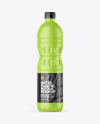 Matte Plastic Bottle Mockup