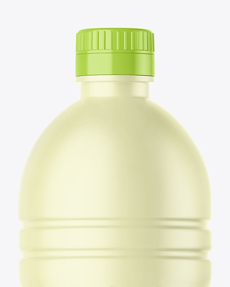 Matte Plastic Bottle Mockup