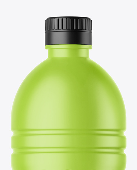 Matte Plastic Bottle Mockup