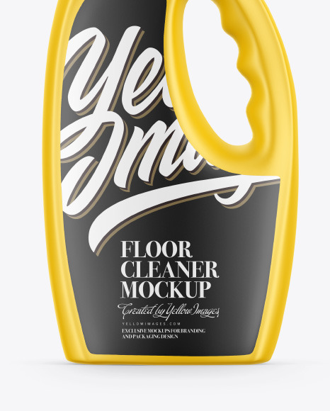 Cleaning Agent Bottle Mockup PSD #1
