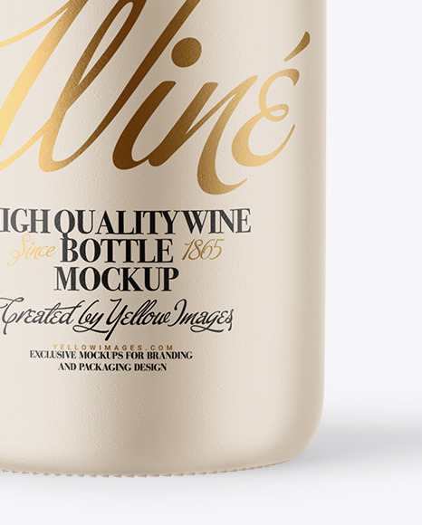 Ceramic Wine Bottle with Screw Cap Mockup PSD #6