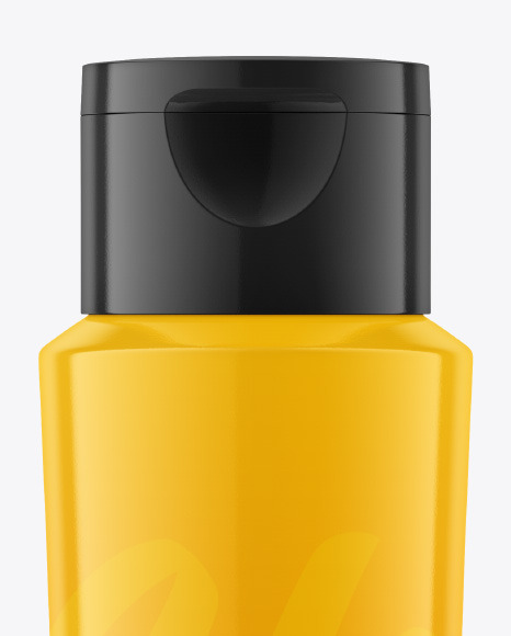 Glossy Shampoo Bottle Mockup PSD #1