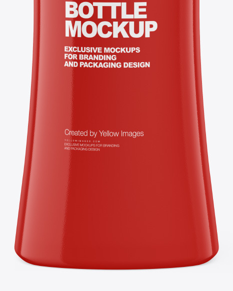 Glossy Shampoo Bottle Mockup PSD #1