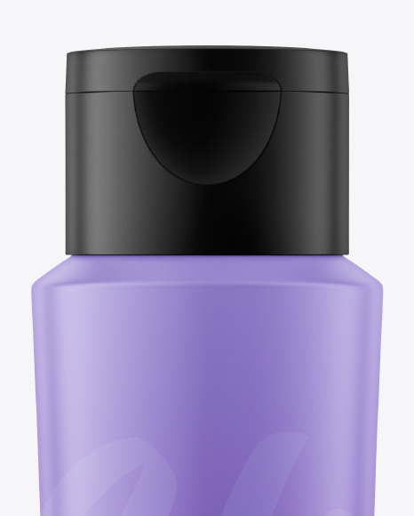 Matte Shampoo Bottle Mockup PSD #1
