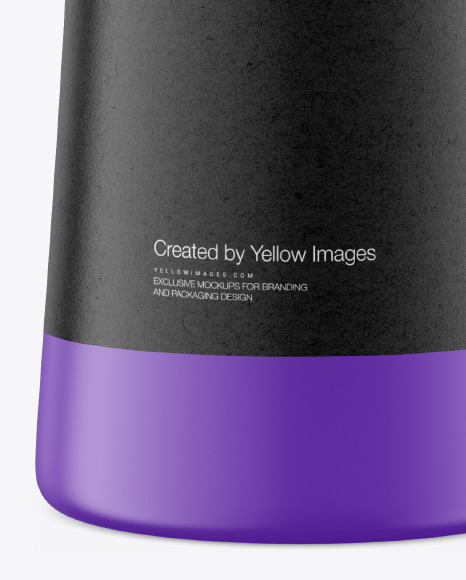 Matte Shampoo Bottle Mockup PSD #6