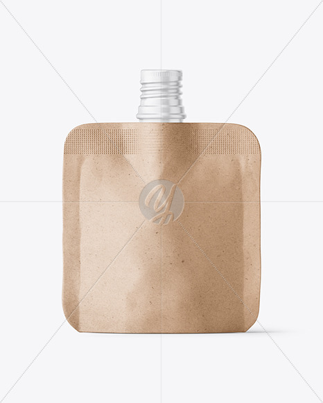 Kraft Paper Doy Pack Mockup PSD #3