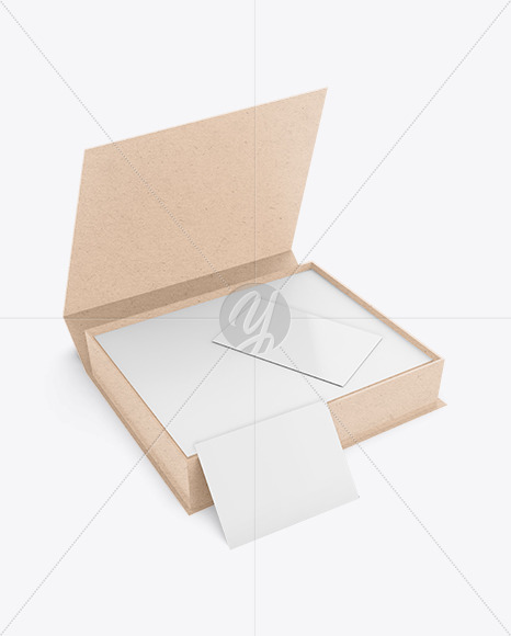 Download Hexagon Kraft Box Mockup In Box Mockups On Yellow Images Object Mockups