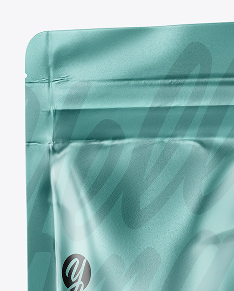 Metallic Stand Up Pouch Mockup PSD #2