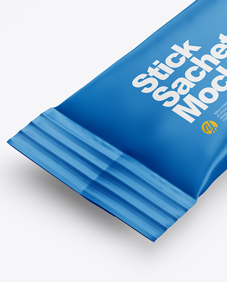 Matte Stick Sachet Mockup PSD #1