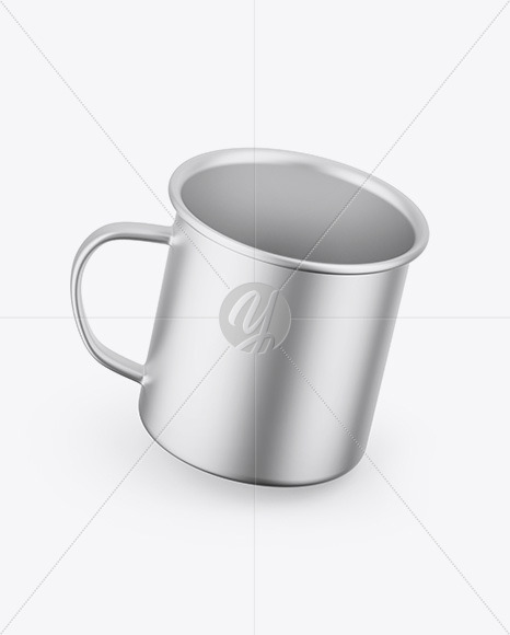 Matte Metallic Cup Mockup PSD #3