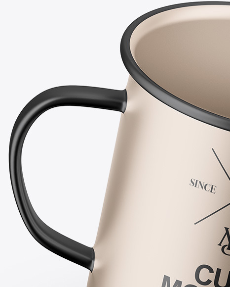 Matte Metallic Cup Mockup PSD #2