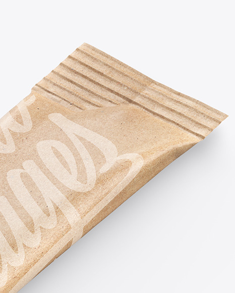 Kraft Stick Sachet Mockup PSD #2
