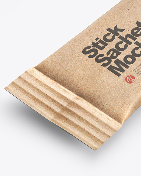 Kraft Stick Sachet Mockup PSD #1