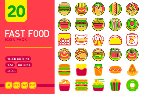 Fast Food Icon Pack