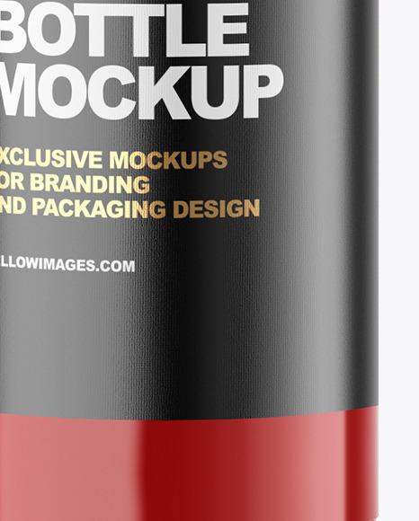 Matte Cosmetic Bottle Mockup PSD #6