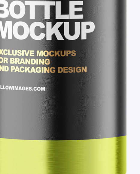 Metallic Cosmetic Bottle Mockup PSD #6