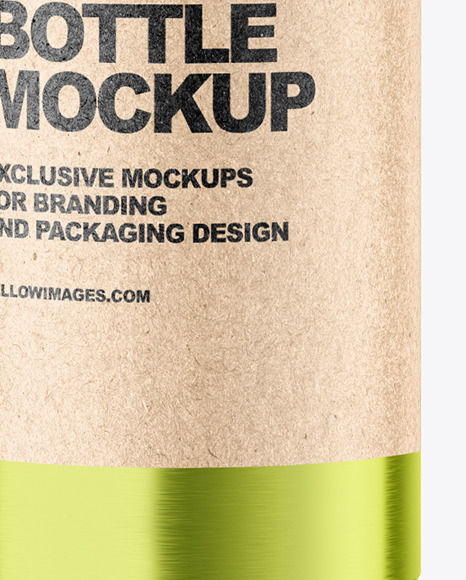 Metallic Cosmetic Bottle Mockup PSD #5