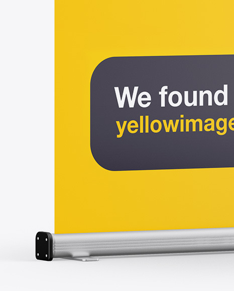 Roll up Banner Mockup PSD #1
