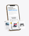 Apple iPhone 12 Pro w/ Cards Mockup