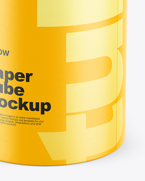 Matte Tube Mockup PSD #6