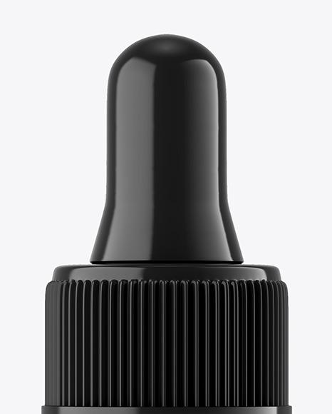 Colored Glass Dropper Bottle Mockup PSD #2