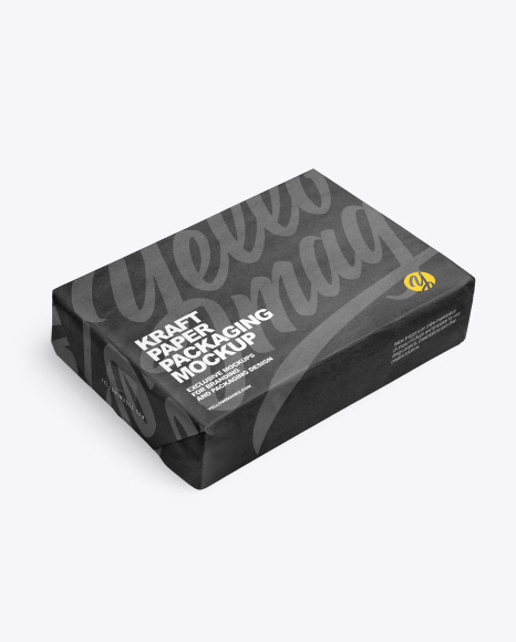 Kraft Paper Packaging Mockup PSD #2