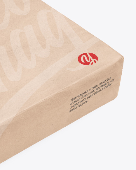 Kraft Paper Packaging Mockup PSD #1