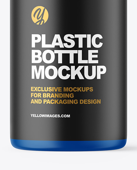 Matte Plastic Bottle Mockup PSD #1