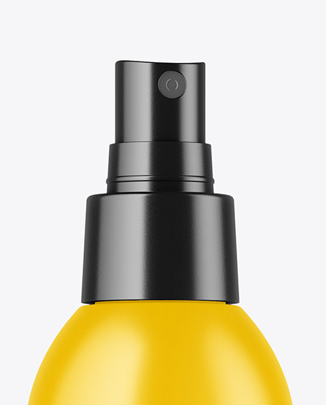 Matte Spray Bottle Mockup PSD #6
