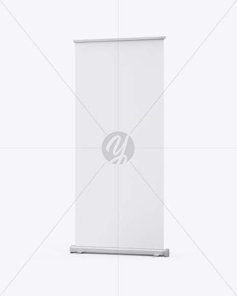 Roll up Banner Mockup PSD #3