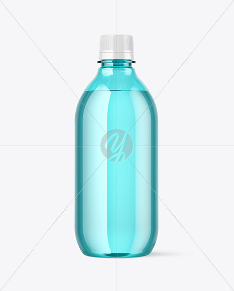 Colored Plastic Bottle Mockup PSD #3