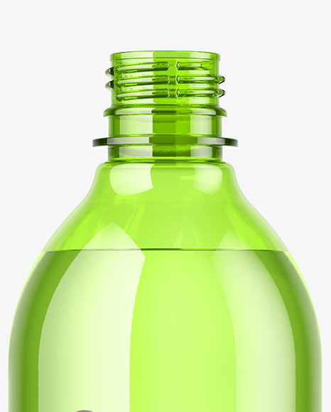Colored Plastic Bottle Mockup PSD #1
