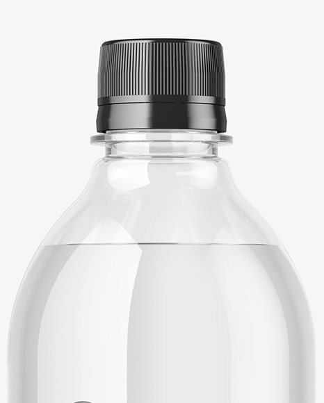Clear Plastic Water Bottle Mockup PSD #6