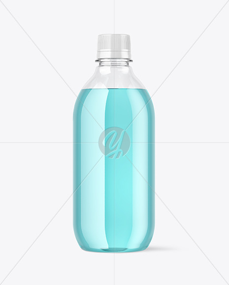 New Free Mockups – Clear Plastic Drink Bottle Mockup – Download Now